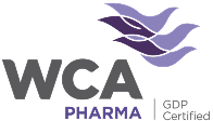 WCA Pharma Logo which Draco is GDP certified
